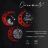Christmas Crescent Ornaments