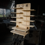 Custom Bamboo Display Stand – 2.5 ft x 3 ft (Craft Fair & Market Booth Organizer)