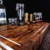 End-Grain Teak Cutting Board – 18 x 11 x 1.5 in.